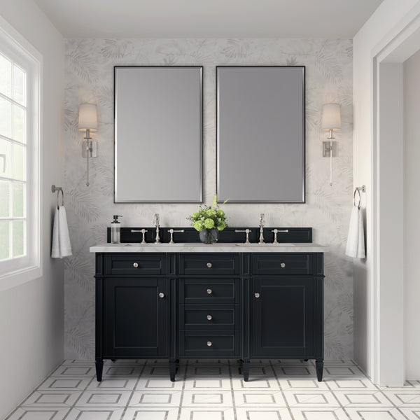 James Martin Brittany 60" Double Vanity with 3 CM Countertop
