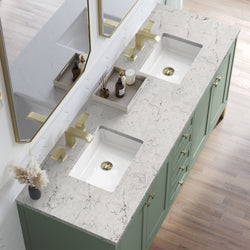 James Martin Chicago 72" Double Vanity with 3 CM Countertop