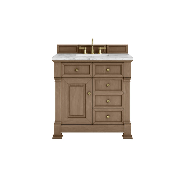 James Martin Brookfield 36" Single Vanity with 3 CM Countertop - Luxe Bathroom Vanities