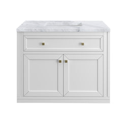 James Martin Chicago 36" Single Vanity with 3 CM Countertop