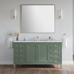 James Martin Chicago 60" Single Vanity with 3 CM Countertop