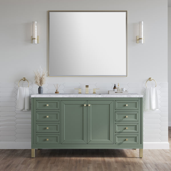James Martin Chicago 60" Single Vanity with 3 CM Countertop