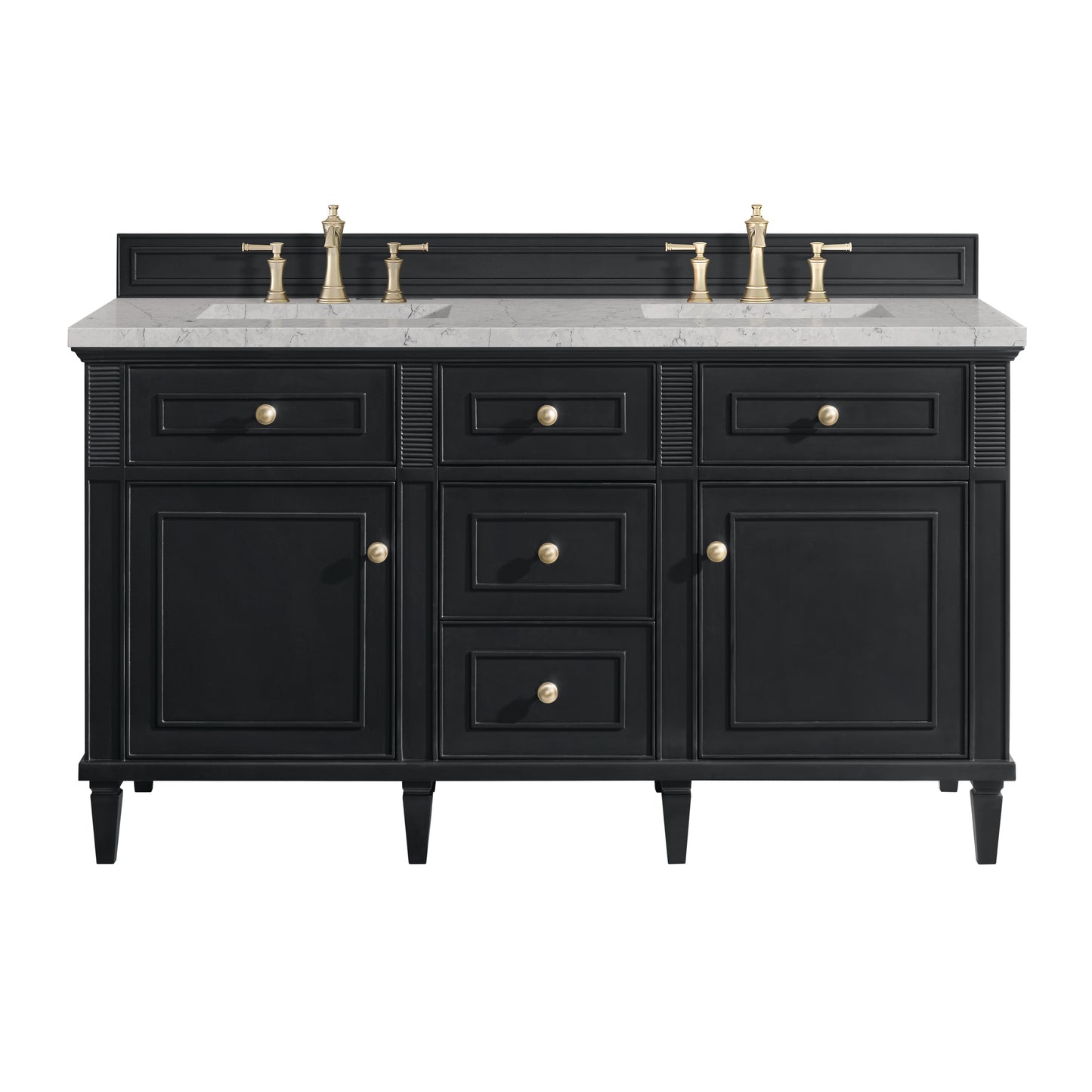 James Martin Lorelai 60" Double Vanity with 3 CM Countertop & FreePower Wireless Charger