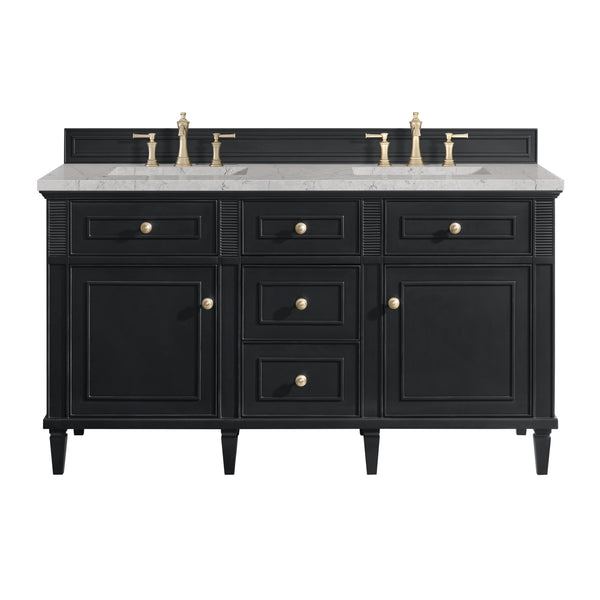 James Martin Lorelai 60" Double Vanity with 3 CM Countertop & FreePower Wireless Charger
