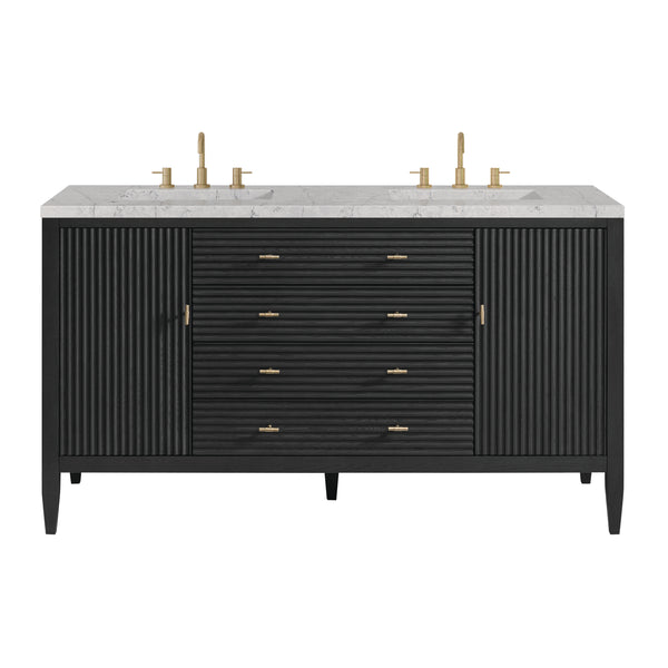 James Martin Myrrin 60" Double Vanity with 3 CM Countertop
