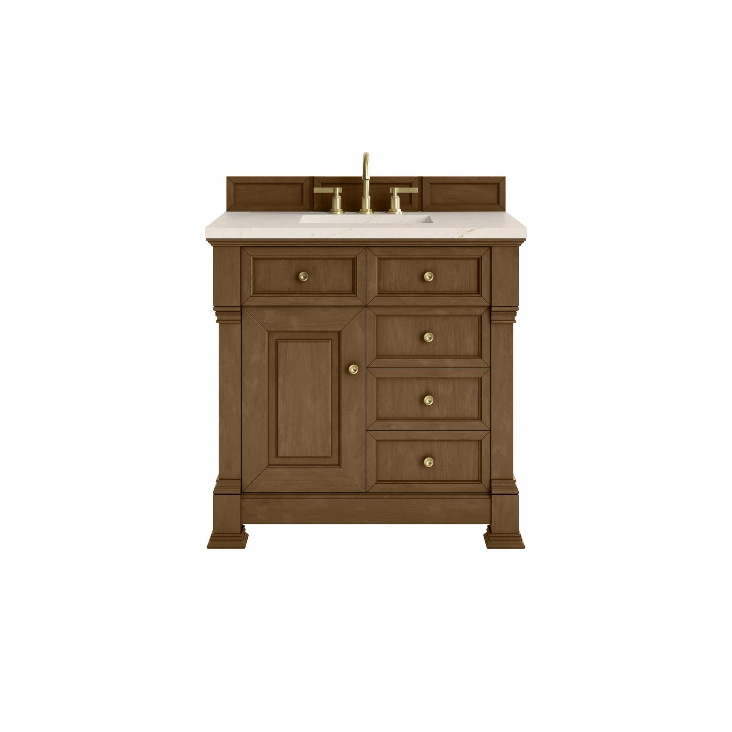 James Martin Brookfield 36" Single Vanity with 3 CM Countertop - Luxe Bathroom Vanities