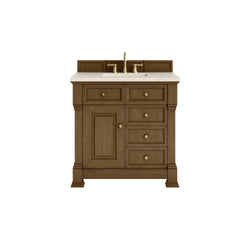 James Martin Brookfield 36" Single Vanity with 3 CM Countertop - Luxe Bathroom Vanities