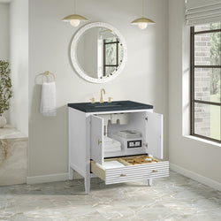 James Martin Myrrin 30" Single Vanity with 3 CM Countertop