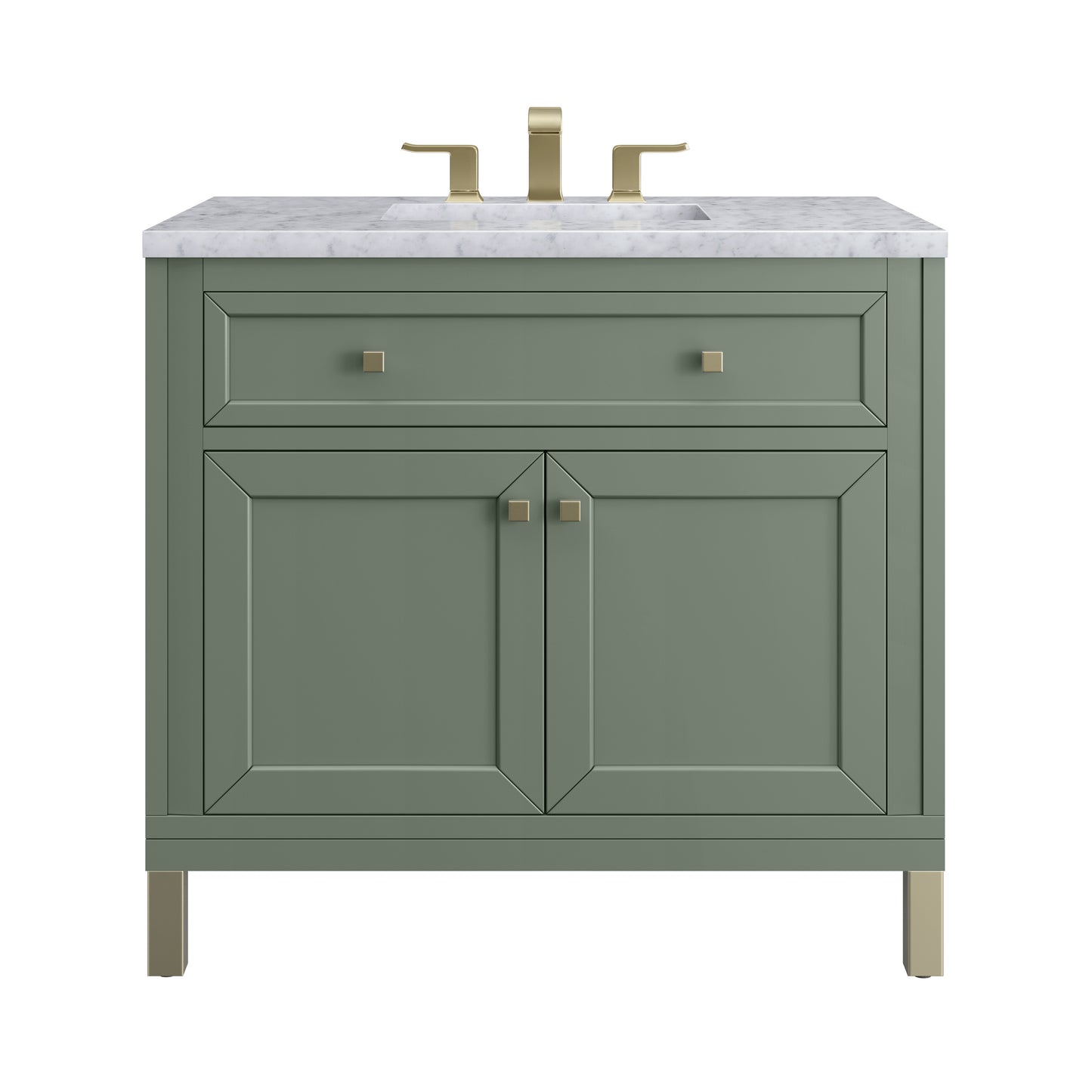 James Martin Chicago 36" Single Vanity with 3 CM Countertop