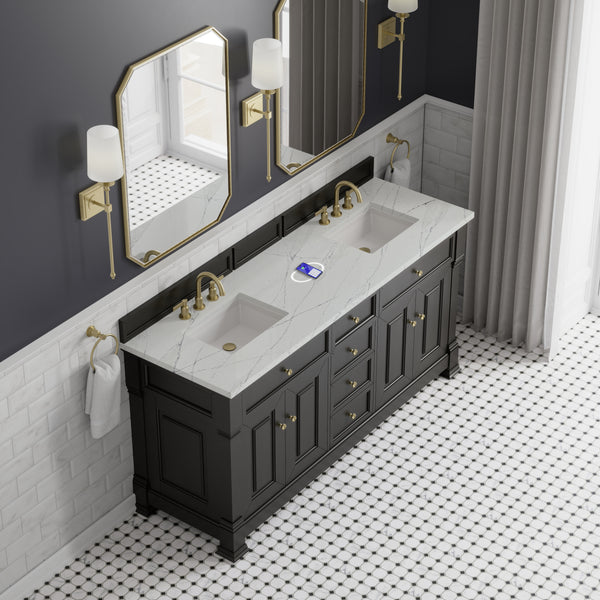James Martin Brookfield 72" Double Vanity with 3 CM Countertop & FreePower Wireless Charger