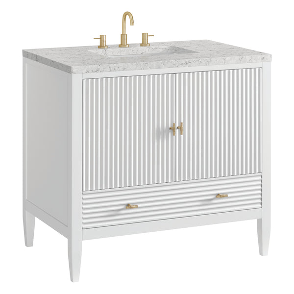 James Martin Myrrin 36" Single Vanity with 3 CM Countertop