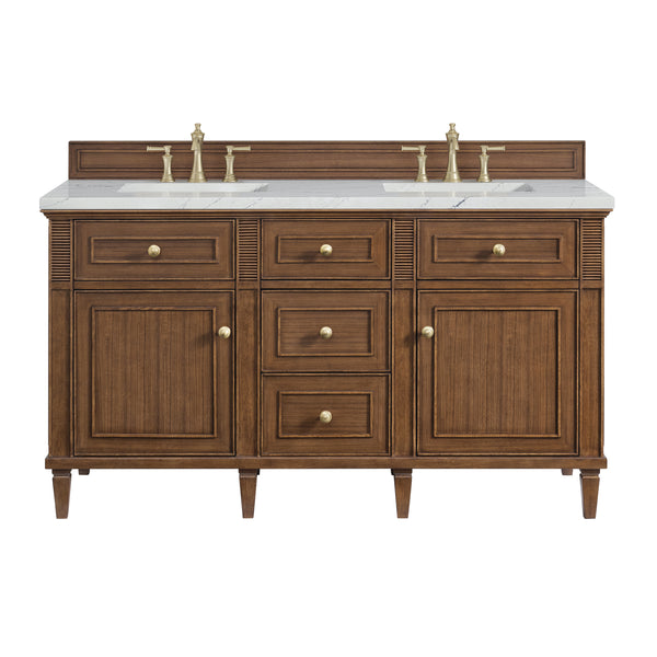 James Martin Lorelai 60" Double Vanity with 3 CM Countertop & FreePower Wireless Charger