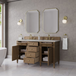 James Martin Brittany 60" Double Vanity with 3 CM Countertop
