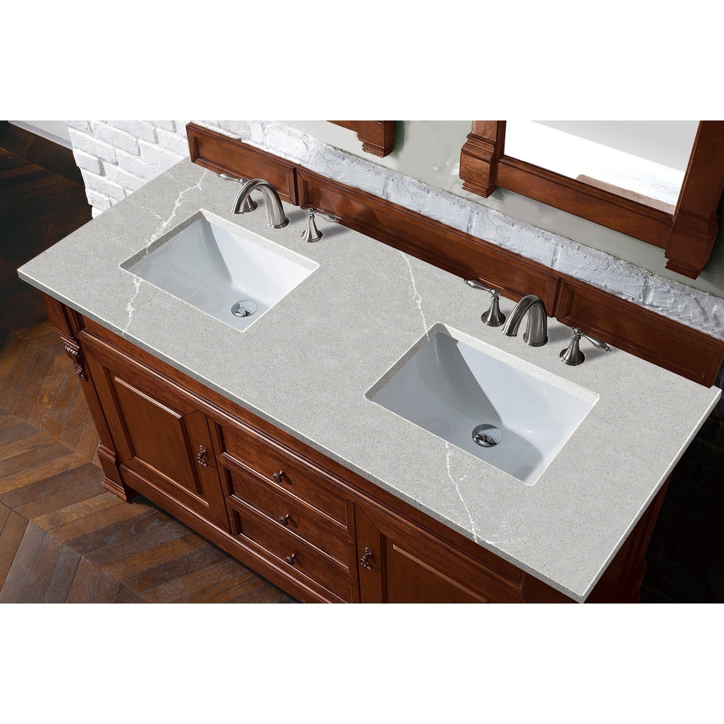 James Martin Brookfield 60" Double Vanity Vanities James Martin 