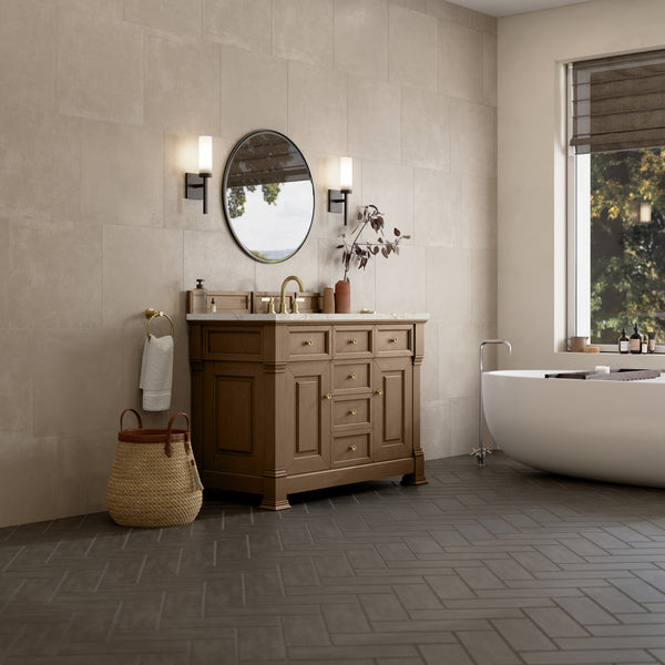 James Martin Brookfield 48" Single Vanity with 3 CM Countertop & FreePower Wireless Charger