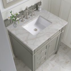James Martin Brittany 30" Single Vanity with 3 CM Countertop