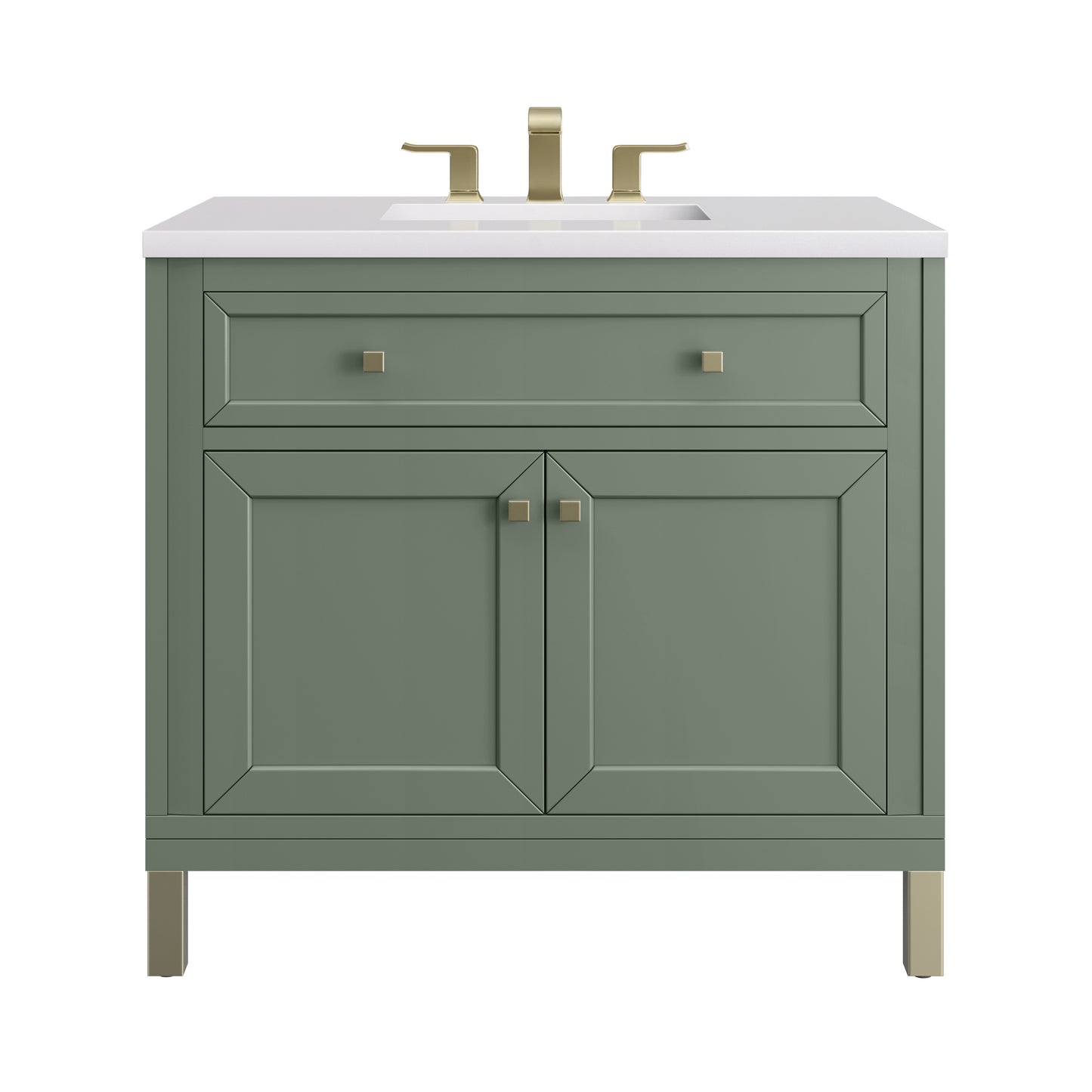 James Martin Chicago 36" Single Vanity with 3 CM Countertop