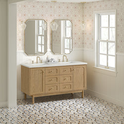 James Martin Laurent 60" Double Vanity with 3 CM Countertop
