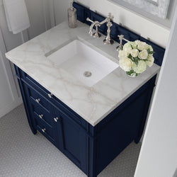 James Martin Brittany 30" Single Vanity with 3 CM Countertop