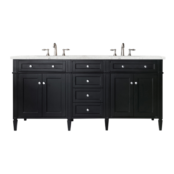 James Martin Brittany 72" Double Vanity with 3 CM Countertop
