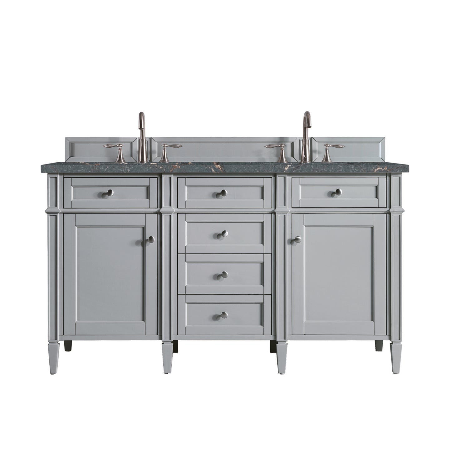 James Martin Brittany 60" Double Vanity with 3 CM Countertop