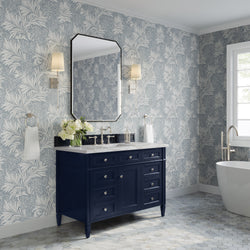 James Martin Brittany 48" Single Vanity with 3 CM Countertop & FreePower Wireless Charger