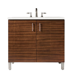 James Martin Metropolitan 36" Single Vanity with 3 CM Top - Luxe Bathroom Vanities