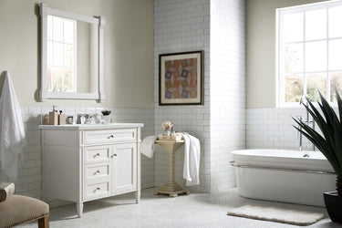 James Martin Brittany 36" Single Vanity with 3 Countertop