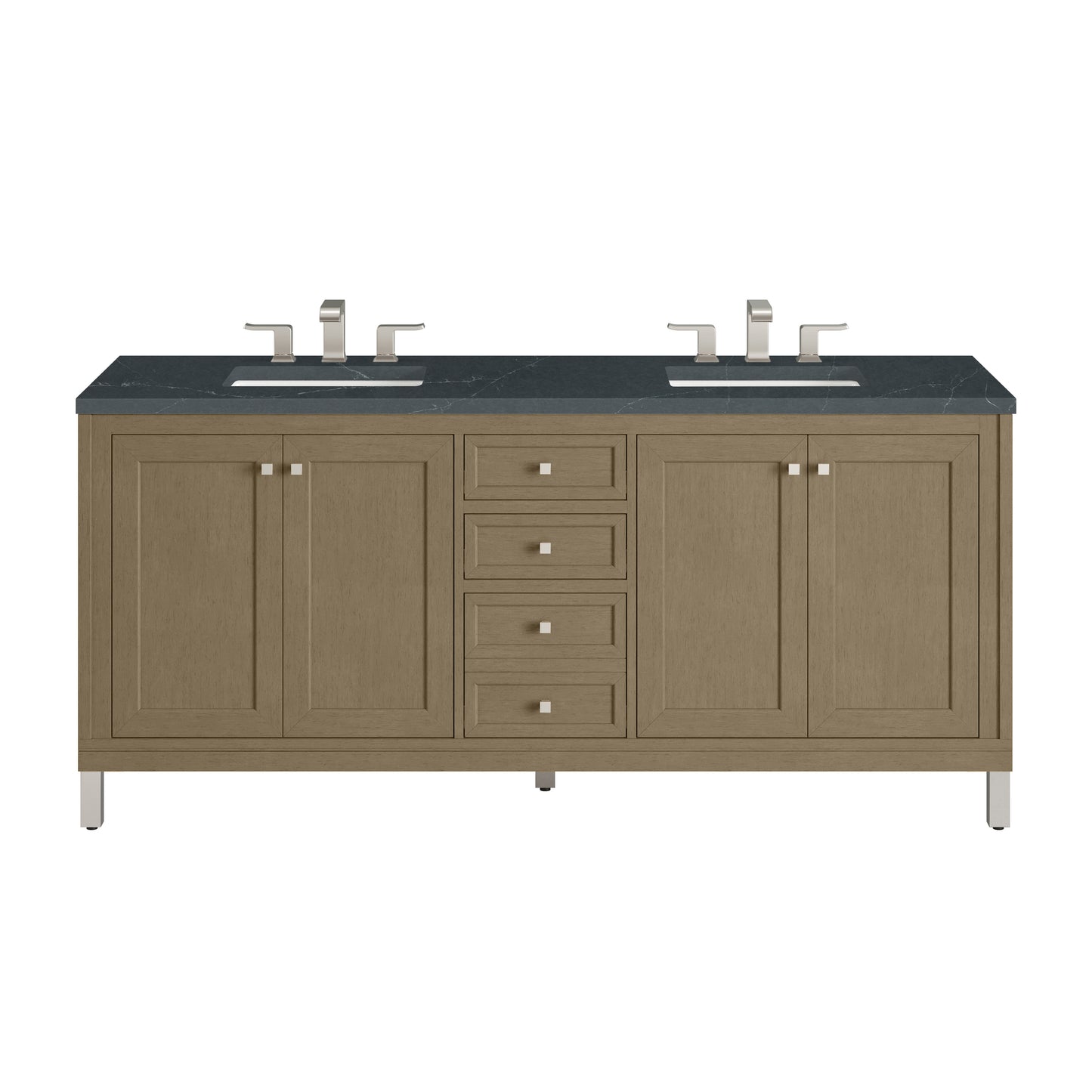 James Martin Chicago 72" Double Vanity with 3 CM Countertop