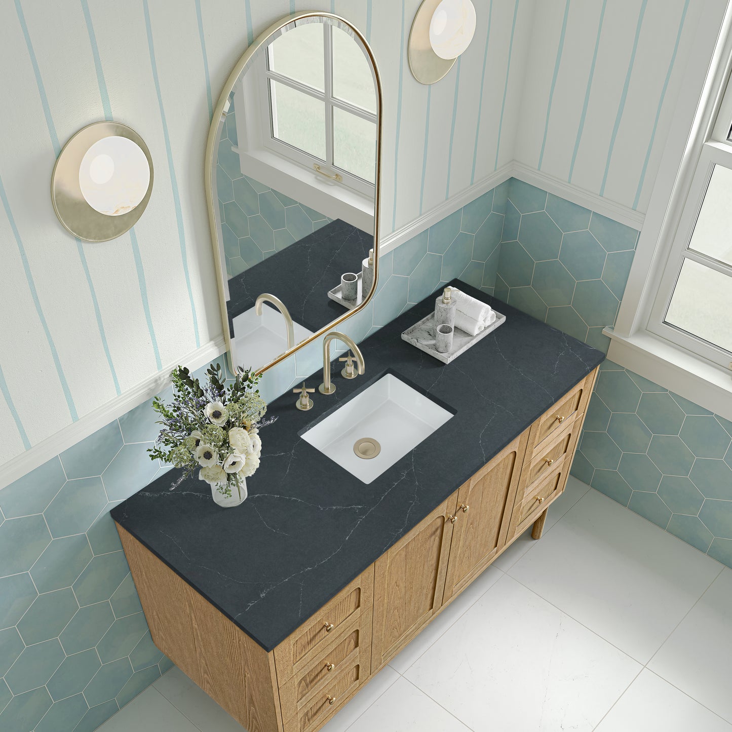 James Martin Laurent 60" Single Vanity with 3 CM Countertop