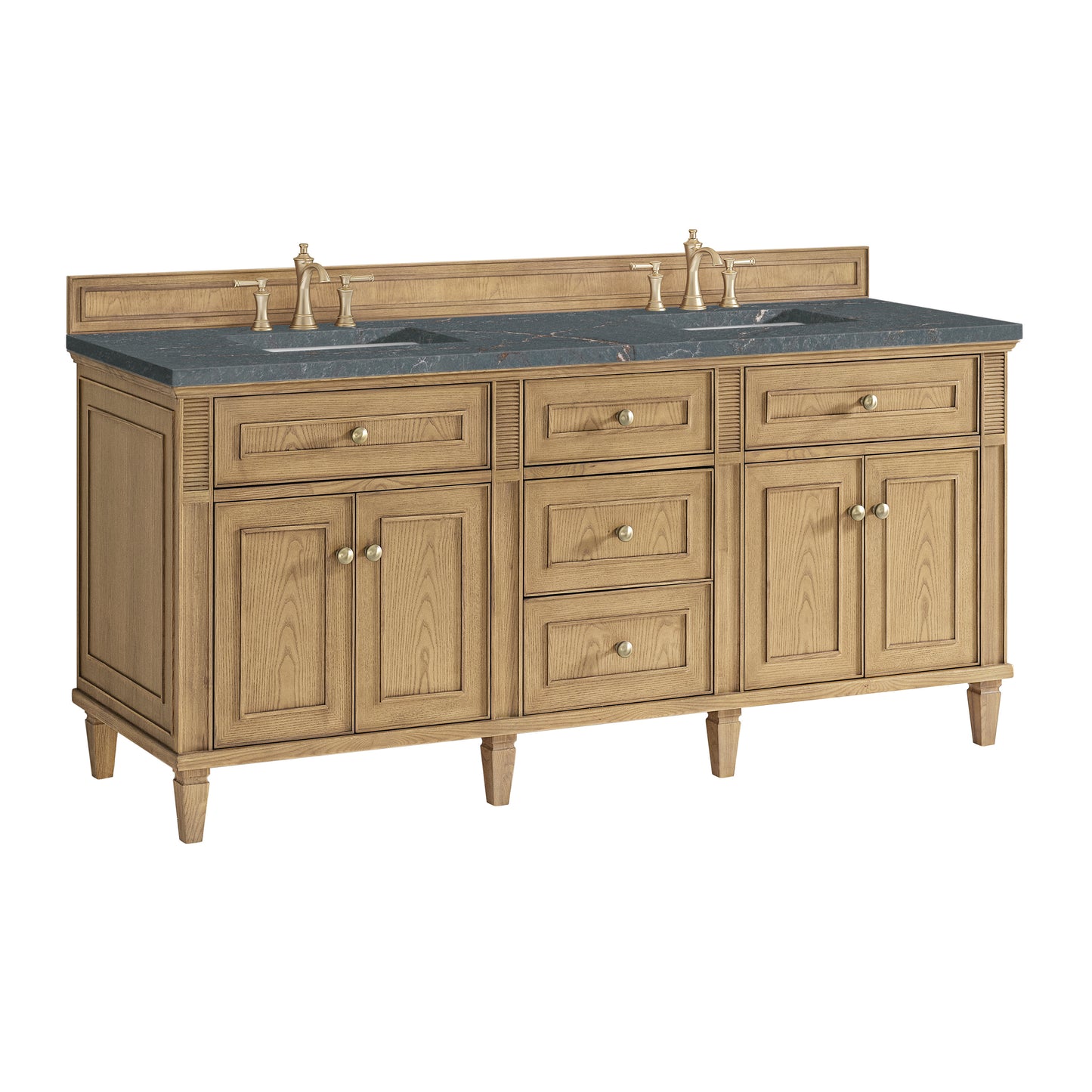 James Martin Lorelai 72" Double Vanity with 3 CM Countertop & FreePower Wireless Charger