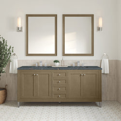 James Martin Chicago 72" Double Vanity with 3 CM Countertop