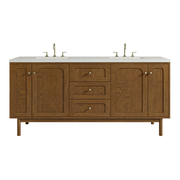 James Martin Laurent 72" Double Vanity with 3 CM Countertop