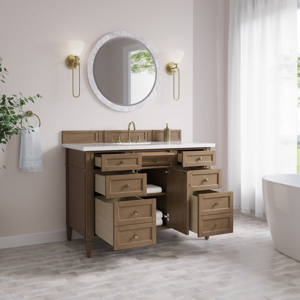 James Martin Brittany 48" Single Vanity with 3CM Top