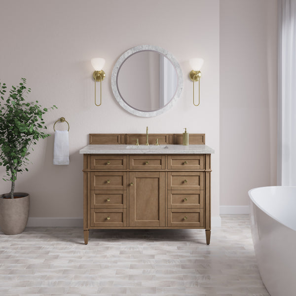James Martin Brittany 48" Single Vanity with 3CM Top