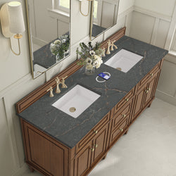 James Martin Lorelai 72" Double Vanity with 3 CM Countertop & FreePower Wireless Charger