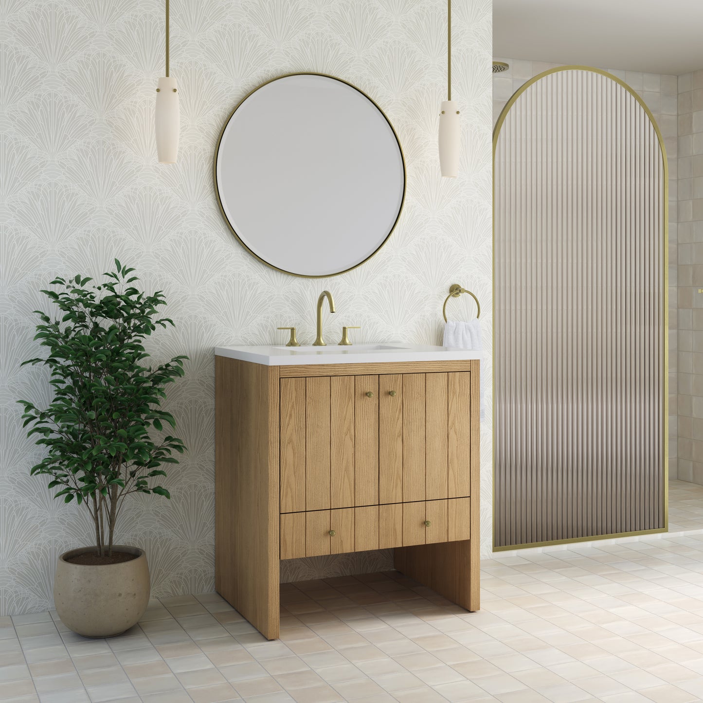 James Martin Hudson 30" Single Vanity with 3 CM Countertop