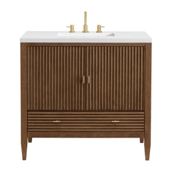 James Martin Myrrin 36" Single Vanity with 3 CM Countertop