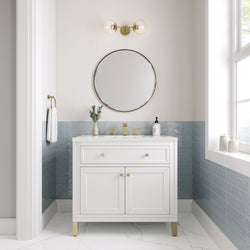 James Martin Chicago 36" Single Vanity with 3 CM Countertop