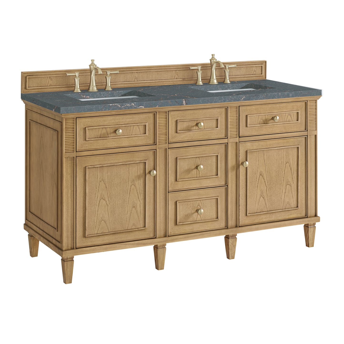 James Martin Lorelai 60" Double Vanity with 3 CM Countertop & FreePower Wireless Charger