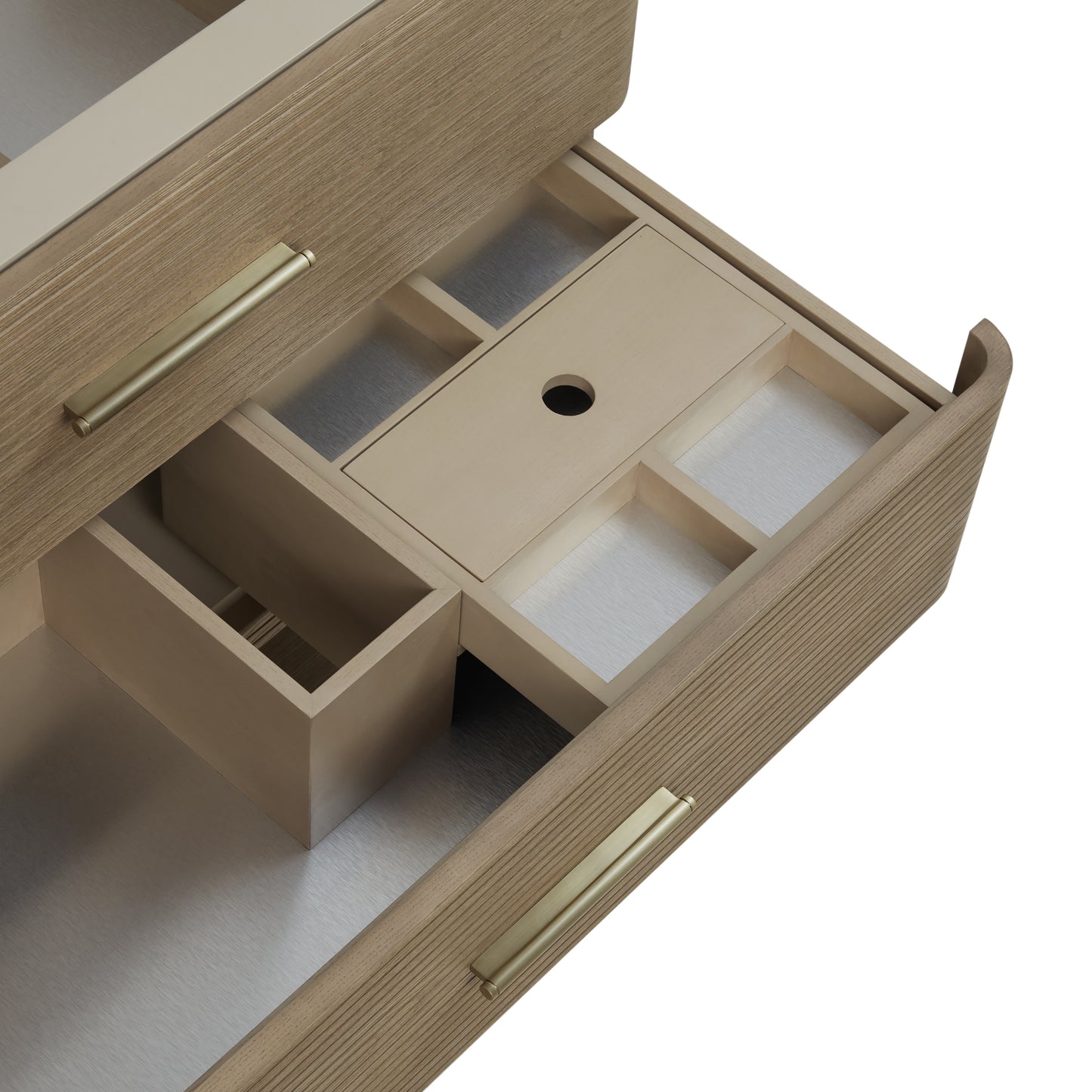 James Martin Lucian 72" Double Vanity, Pebble Oak - Luxe Bathroom Vanities