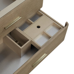 James Martin Lucian 72" Double Vanity, Pebble Oak - Luxe Bathroom Vanities