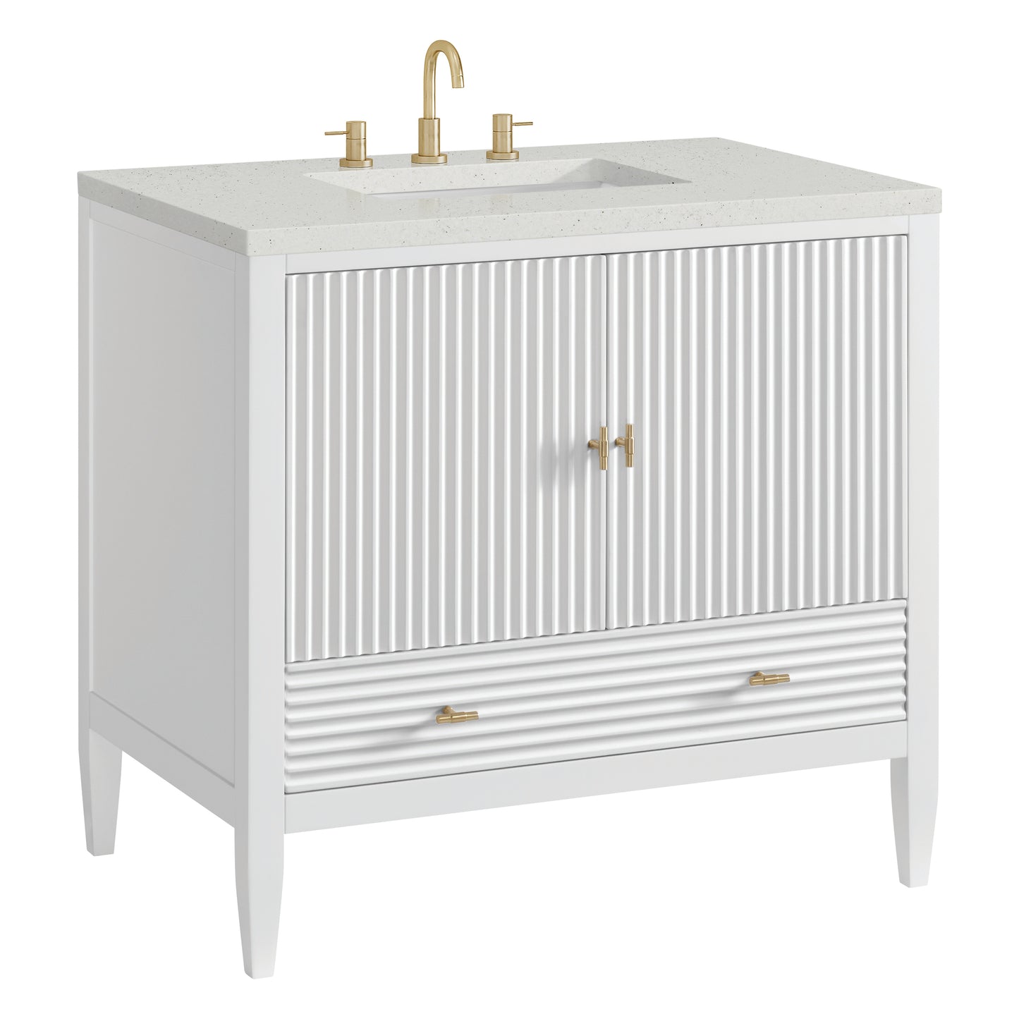 James Martin Myrrin 36" Single Vanity with 3 CM Countertop