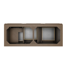 James Martin Portland 60" Double Vanity Whitewashed Walnut with 3 CM Countertop & FreePower Wireless Charger