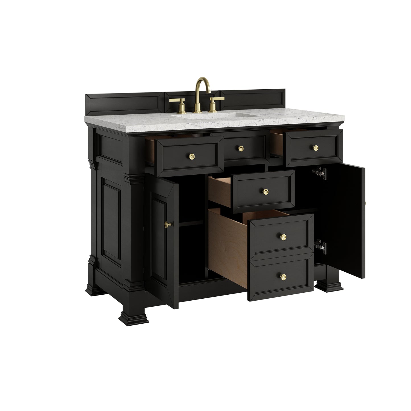 James Martin Brookfield 48" Single Vanity with 3 CM Countertop & FreePower Wireless Charger