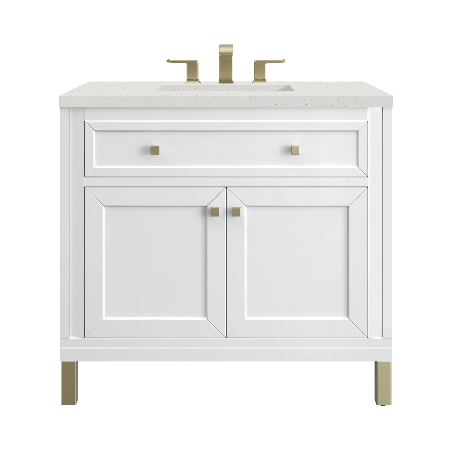 James Martin Chicago 36" Single Vanity with 3 CM Countertop