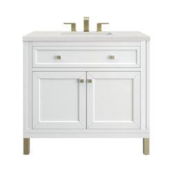 James Martin Chicago 36" Single Vanity with 3 CM Countertop
