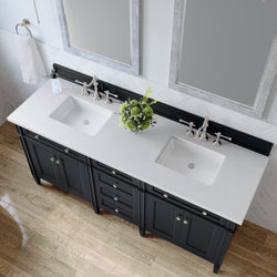 James Martin Brittany 72" Double Vanity with 3 CM Countertop