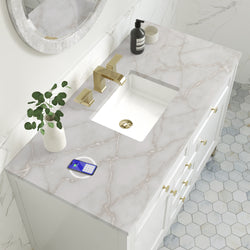 James Martin Chicago 48" Single Vanity with 3 CM Countertop & FreePower Wireless Charger