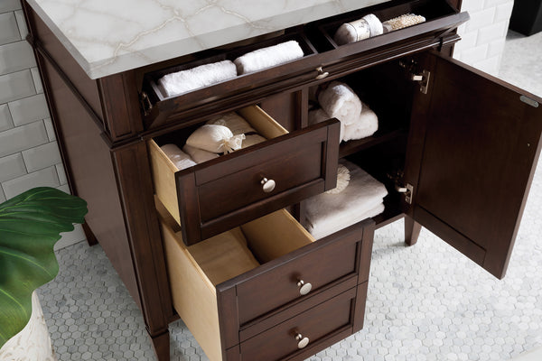 James Martin Brittany 36" Single Vanity with 3 Countertop